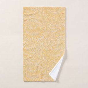 Larkspur William Morris Vibrann Dark Yellow Towel Handtuch