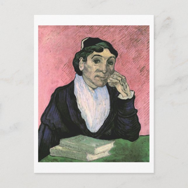 L'Arlésienne (Madame Ginoux), Vincent van Gogh Postkarte (Vorderseite)