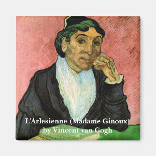 L'Arlesienne (Madame Ginoux) von Vincent van Gogh Magnet