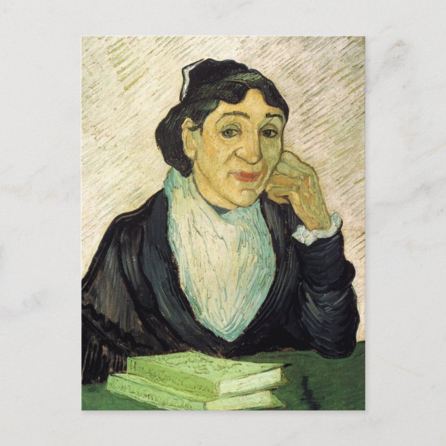 L'Arlesienne (Madame Ginoux) von Vincent van Gogh Postkarte (Vorderseite)