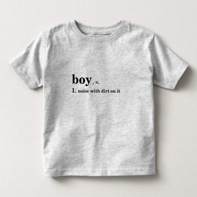 Lärm mit Schmutz auf dem Shirt für Jungen (Vorderseite)