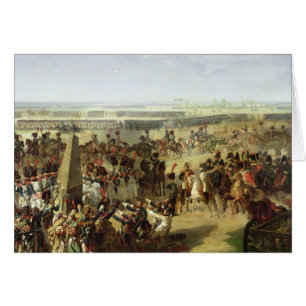 L'armée française tirant en bas de la colonne de