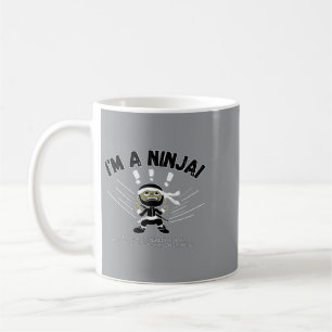 Lärmende Ninja-Kinder Kaffeetasse
