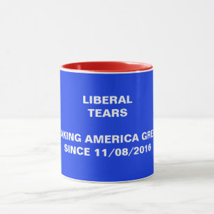Larmes de libéral - tasse d'élection de courrier