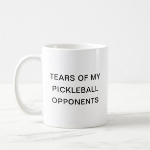 Larmes De Mes Opposants Au Pickleball Café Mug