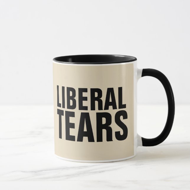 LARMES LIBÉRALES Drôle Mugs de café (Droite)