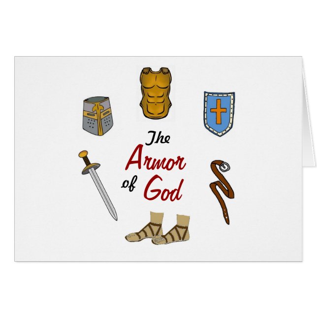 L'armure de la carte de Dieu (Devant Horizontal)