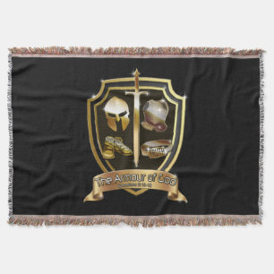 L'armure de la couverture chrétienne d'évangile de