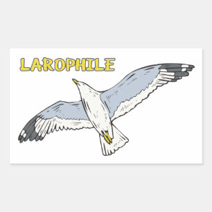 Larophil Rechteckiger Aufkleber