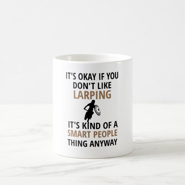 Larping-Geschenk| Larper Live Action Rollenspiel Kaffeetasse (Mittel)