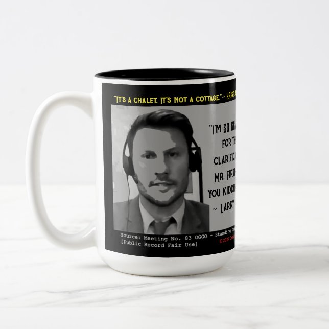 Larry Brock Vs Kristian Firth par RoseWrites Mug (Gauche)