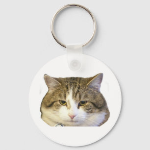Larry das Downing Street-Katzen-Gesicht Schlüsselanhänger