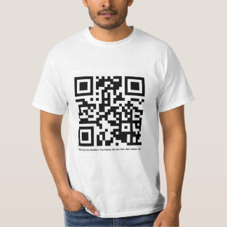 Larry Hankin in diesem Typ QR Code T - Shirt