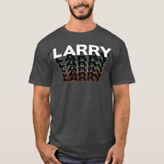 Larry Lustig Retro Vintage Sonnenuntergang Larry 8 T-Shirt