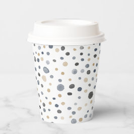 Lars Confetti Aquarelltöne Papier Cup Pappbecher