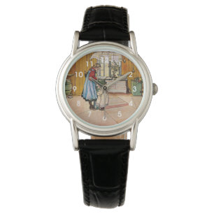 Larsson - Die Küche, berühmtes Gemälde Armbanduhr