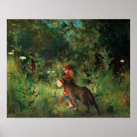 Larsson - Little Red Riding Hood 1881