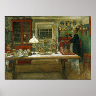 Larsson - Vorbereitung auf ein Spiel 1896 Poster