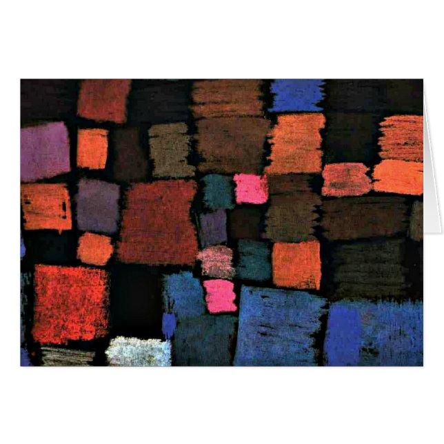 L'art abstrait de Paul Klee, l'avènement de la flo (Devant horizontal)