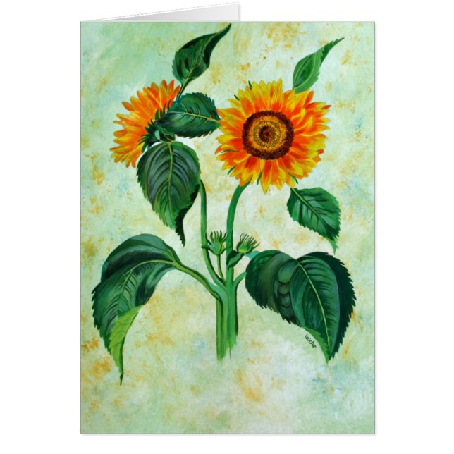 L'art botanique des tournesols vintages (Devant)