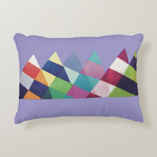 L'art contemporain de voiliers sur coussin jeté