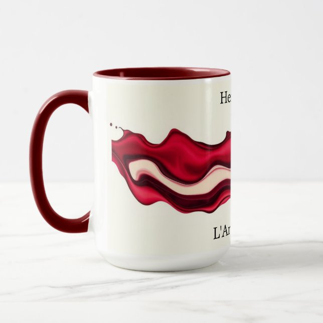 L'Art de France Ästhetisches Frankreich Tasse (Links)