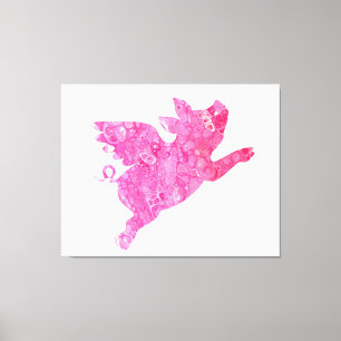 L'art de la toile enrobée de cochon volant