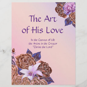 L'art de son amour papier stationnaire personnalis