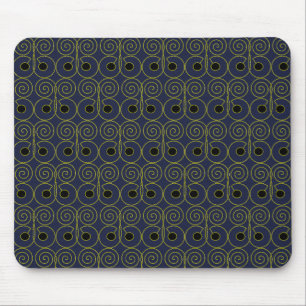 L'art déco a inspiré le tapis de souris en spirale