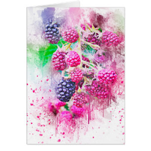 l'art des fruits de mûre abstrait