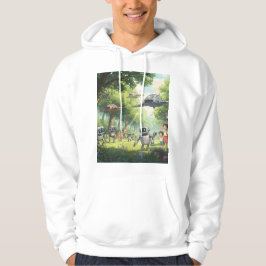 L'art Ghibli sur le sweat - shirt à capuche