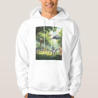 L'art Ghibli sur le sweat - shirt à capuche