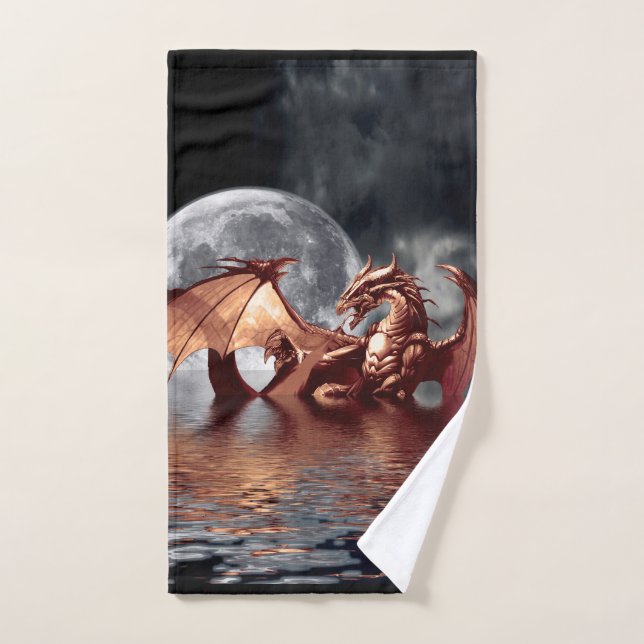 L'art Imaginaire de Dragon Moon (Serviette à main)