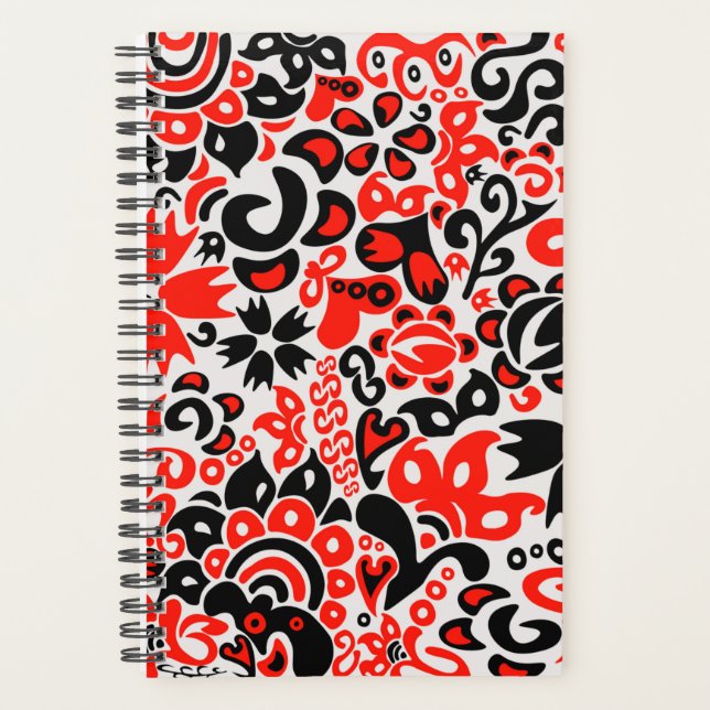 L'art populaire ukrainien motif floral abstact (Devant)