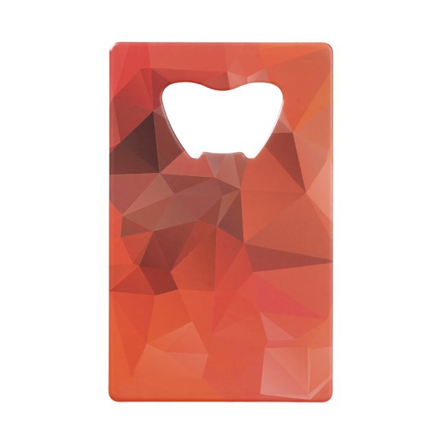 L'art pyramidal Abstrait orange rouge (Devant)