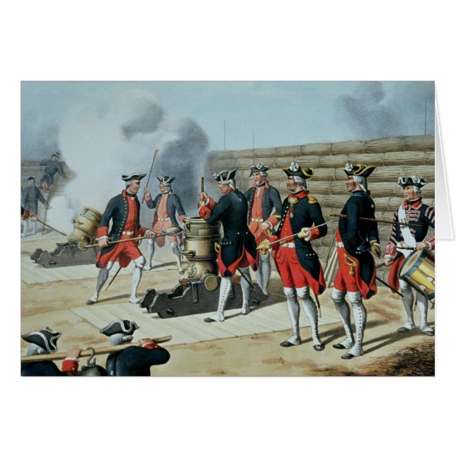 L'Artillerie Francaise durch Moltzheim (Vorderseite (Horizontal))