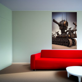 L'artillerie lourde | AI Art Poster