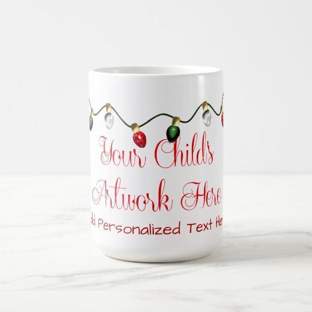 L'artisanat de votre enfant Mug Modèle de Noël (Centre)