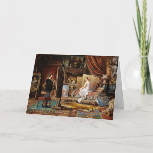 L'artiste et son modèle   Carl Schweninger, Jr.