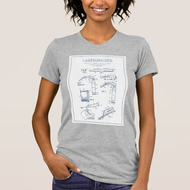 Laryngoscope Medical Vintag T-Shirt (Vorderseite)