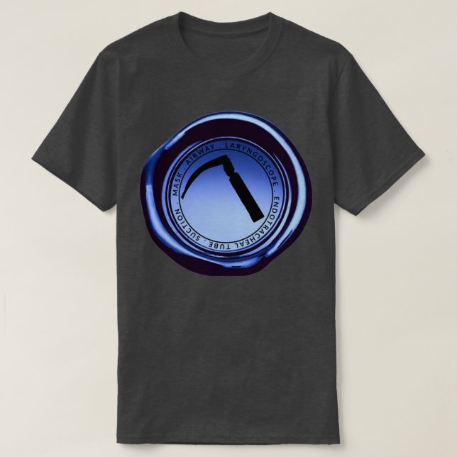 Laryngoskop Anästhesist T-Shirt (Design vorne)