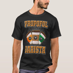 Laryngoskop & Intensivpflege Anästhesie Barista T-Shirt