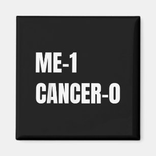 las 1 Krebs 0 I Beat Cancer Brave Survivor Magnet