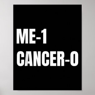 las 1 Krebs 0 I Beat Cancer Brave Survivor Poster