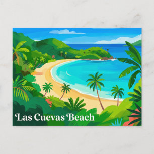 Las Cuevas Strand Trinidad und Tobago Postkarte