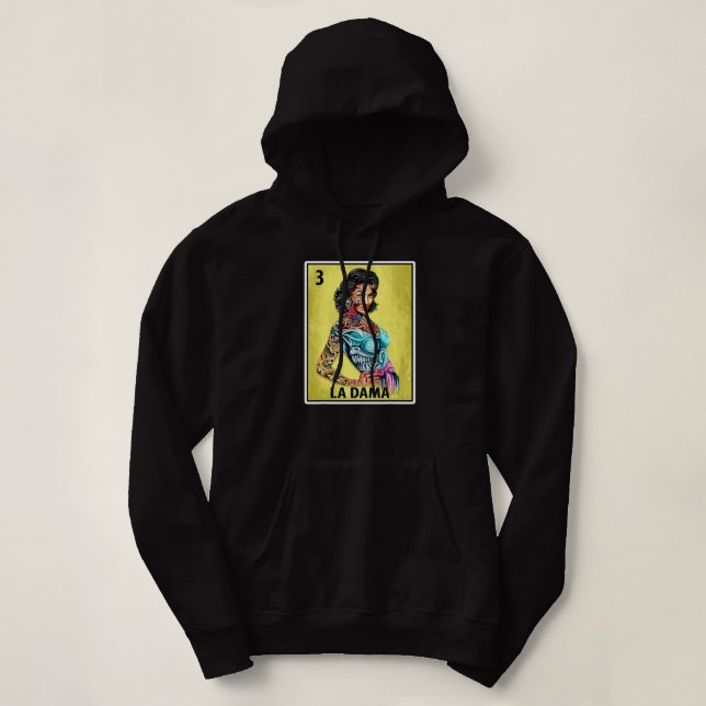 Las Damas Lottery Stylish Lady  Hoodie (Design vorne)