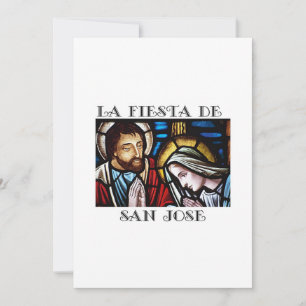 Las Fiesta de San Jose Carte de voeux St. Joseph's