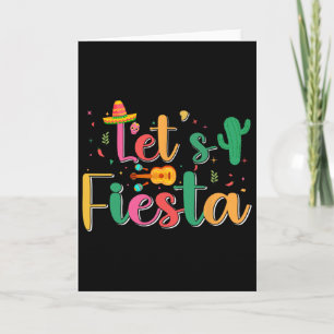 Las Fiestas Cinco De Mayo Familie Passende Mexikan Karte
