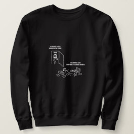 las ich deutliche Symptome einer Krankheit Sweatshirt