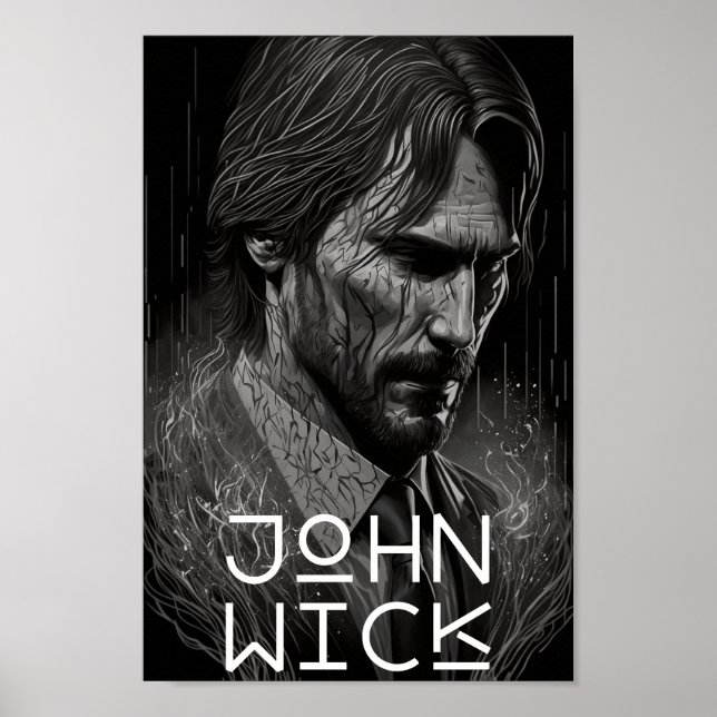las John Wick - Dark Style Poster (Vorne)